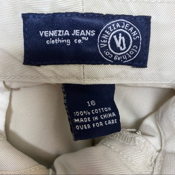 Venezia Khaki Embellished Hem Cropped Pants - Picture 4 of 5